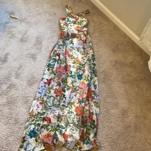 Lulus floral maxi dress